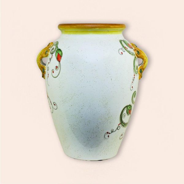 VASE WITH SUNFLOWER AND POPPIES CM.50H