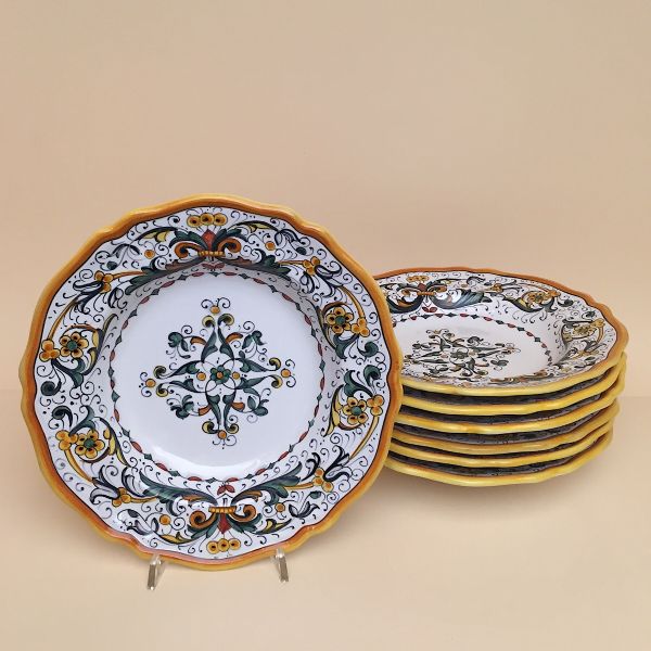 SET DI PIATTI TAVOLA DECORO: FOSCARO RICCO