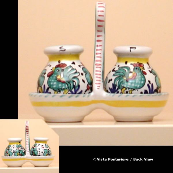 GV606 13 - Salt and pepper set, cm.13H